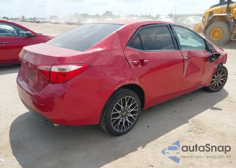 2017 Toyota Corolla Le z USA, uszkodzony, nr VIN 5YFBURHE9HP694884
